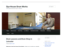 Tablet Screenshot of dyehousedrumworks.com